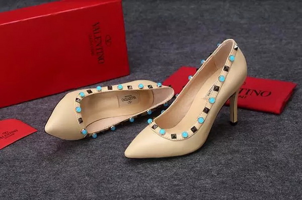 Valentino Shallow mouth stiletto heel Shoes Women--020